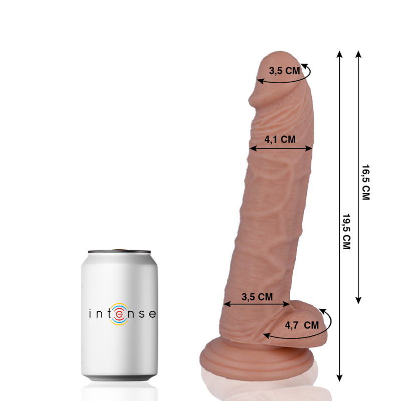 15 realistische Penis 19,5 cm -o- 4,1 cm