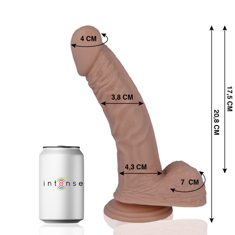 23 realistische Penis 20,8 cm -o- 3,8 cm