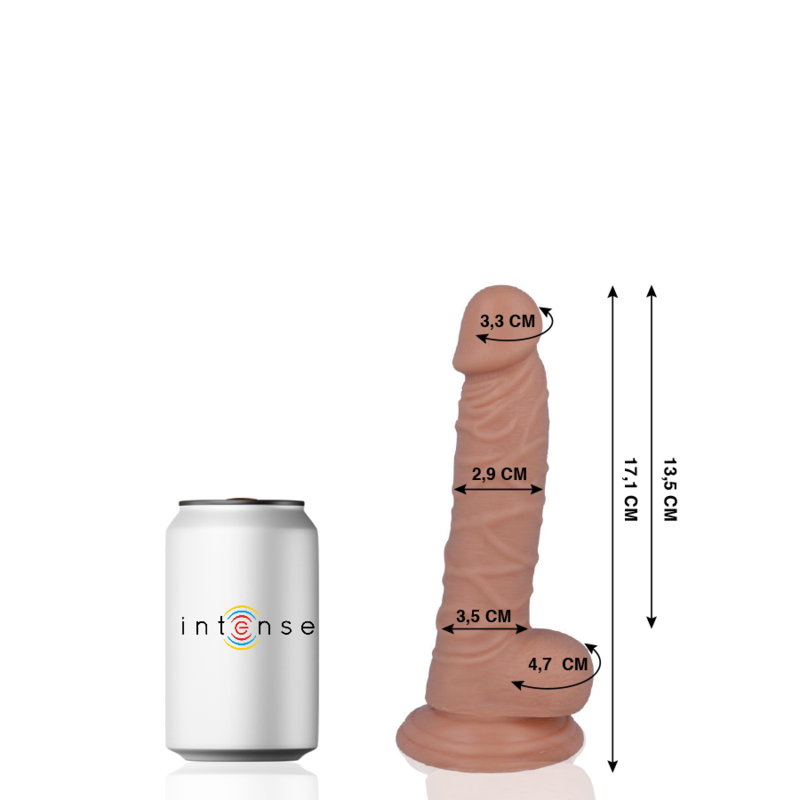 7 realistische Penis 17,1 cm -o- 2,9 cm