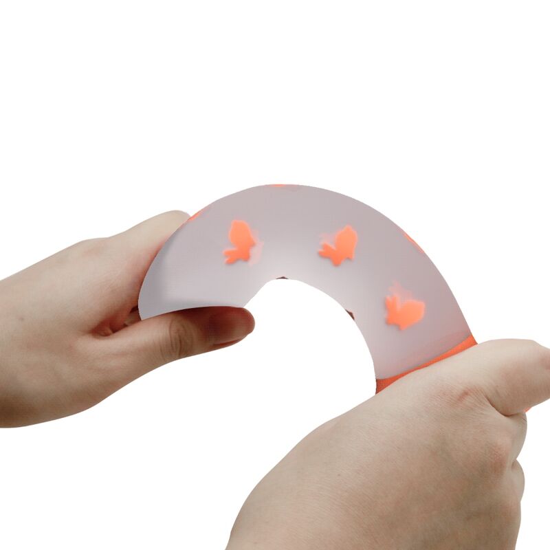 Nightfall Magic Dildo ohne Vibration Orange leuchtend