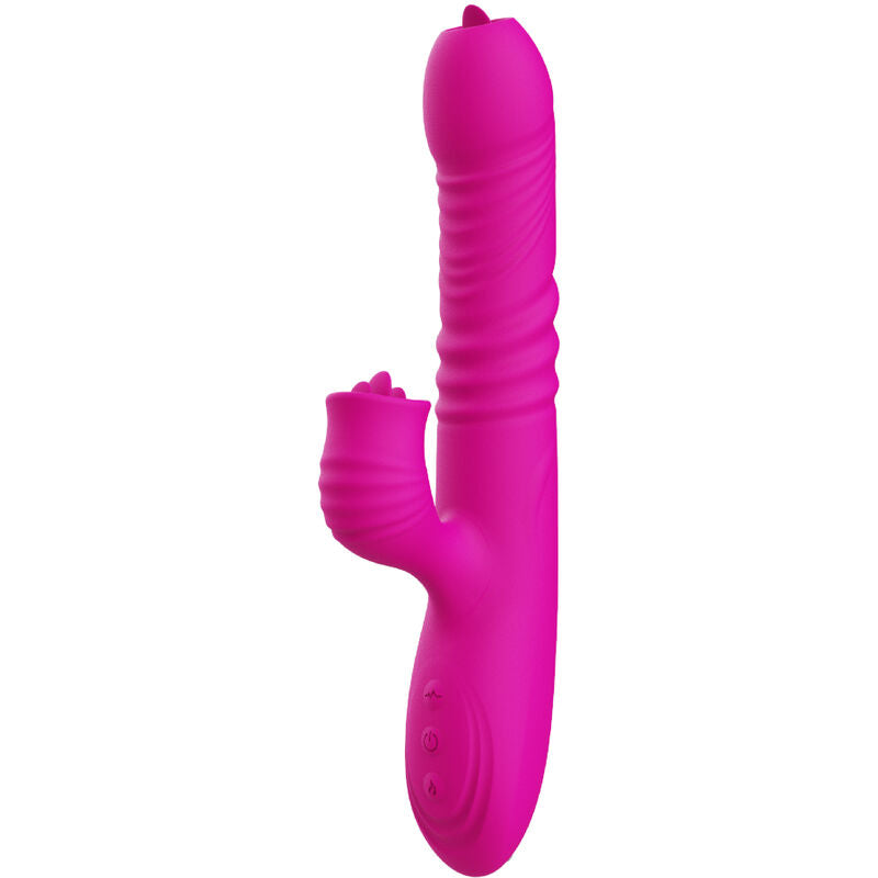 ARMONY - MULTIFUNKTIONALER ZWEISPRACHEN-VIBRATOR MIT HITZE-EFFEKT, FUCHSIA