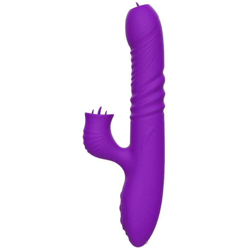 ARMONY – VOLLSTÄNDIGER G-PUNKT-HASE-VIBRATOR MIT STIMULIERENDER ZUNGE UND VIOLETTISCHEM WÄRMEEFFEKT