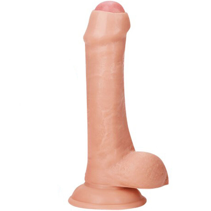 Realistischer Dildo mit Vorhaut 21 cm