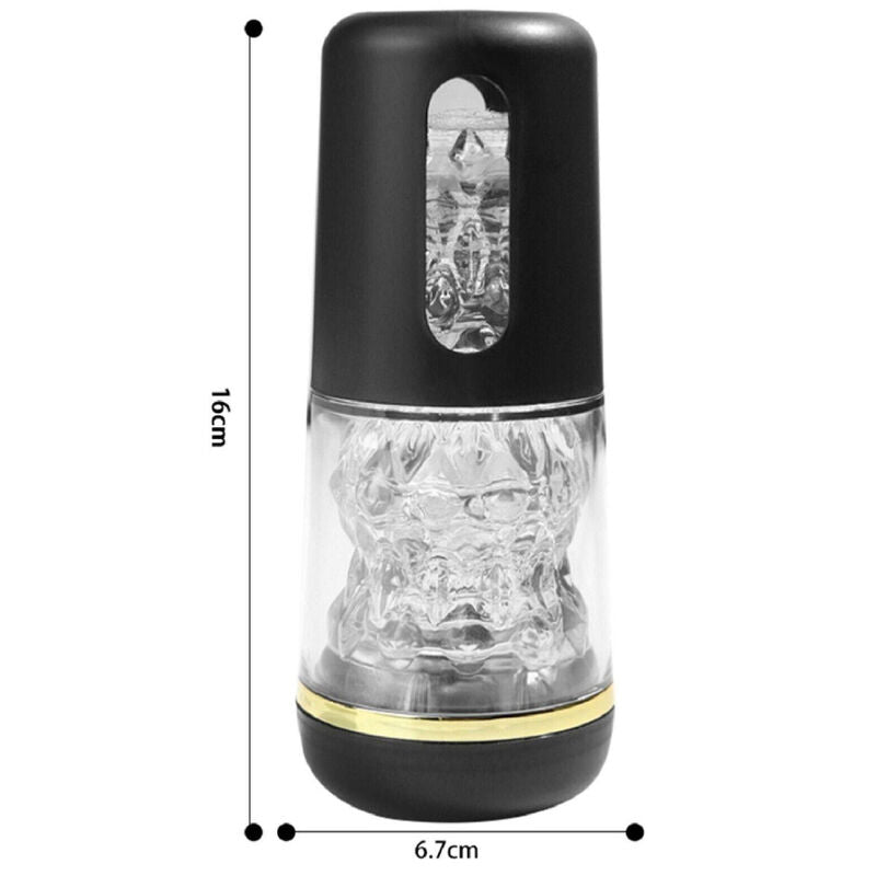 Schwarzer tragbarer Masturbator