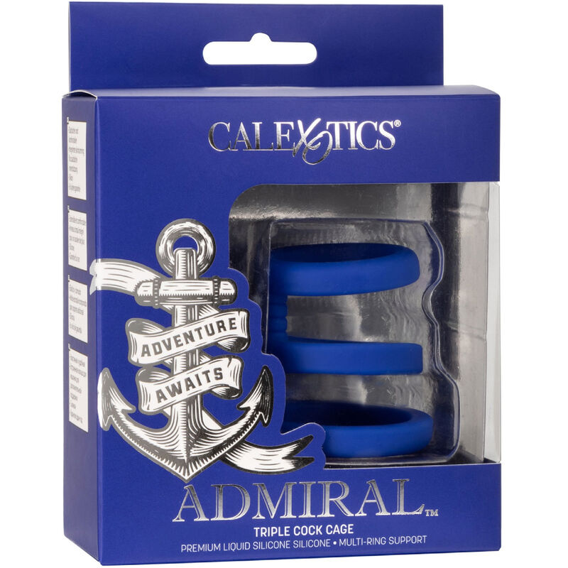 CALEXOTICS - ADMIRAL CAGE TRIPLE BLUE