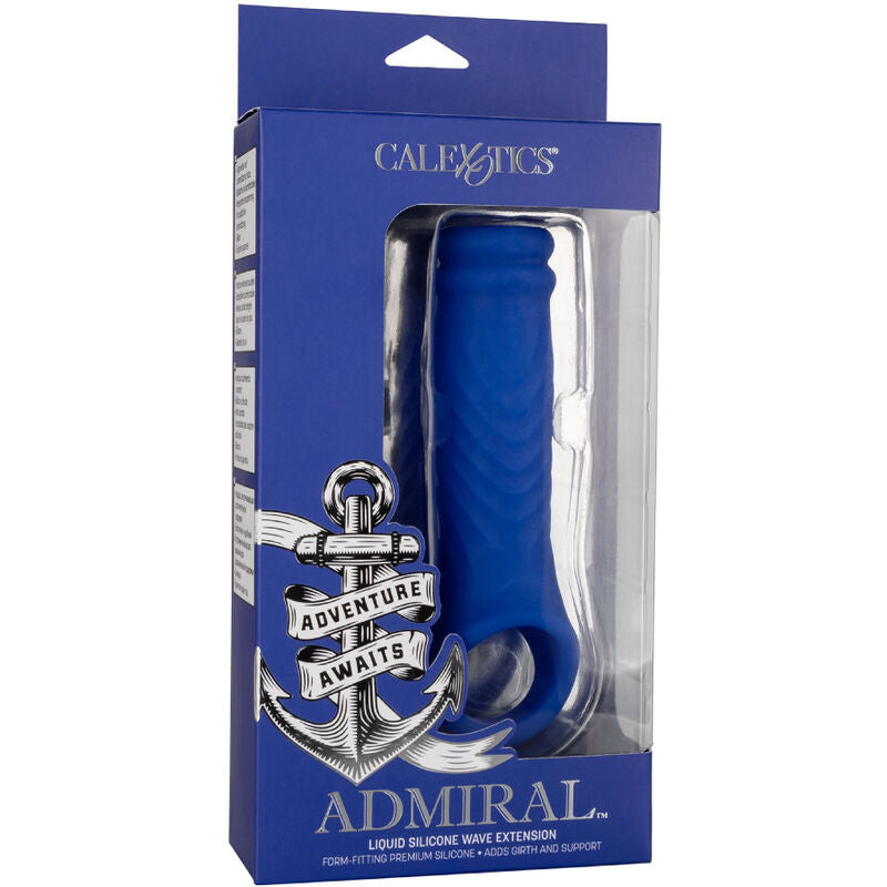 CALEXOTICS - ADMIRAL WAVE LIQUID SILICONE BLUE PENIS COVER