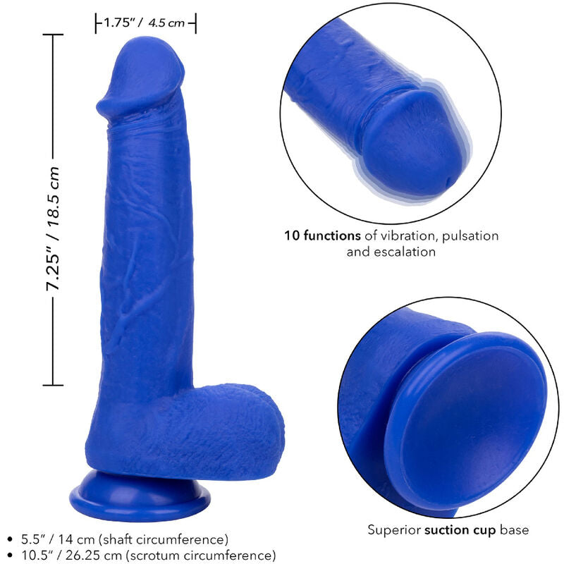 Admiral realistischer Dildovibrator Captain Blue