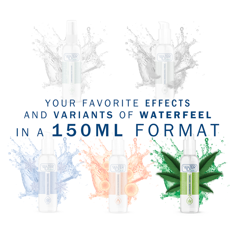 WATERFEEL – CANNABIS-GLEITFUTTER 150 ML