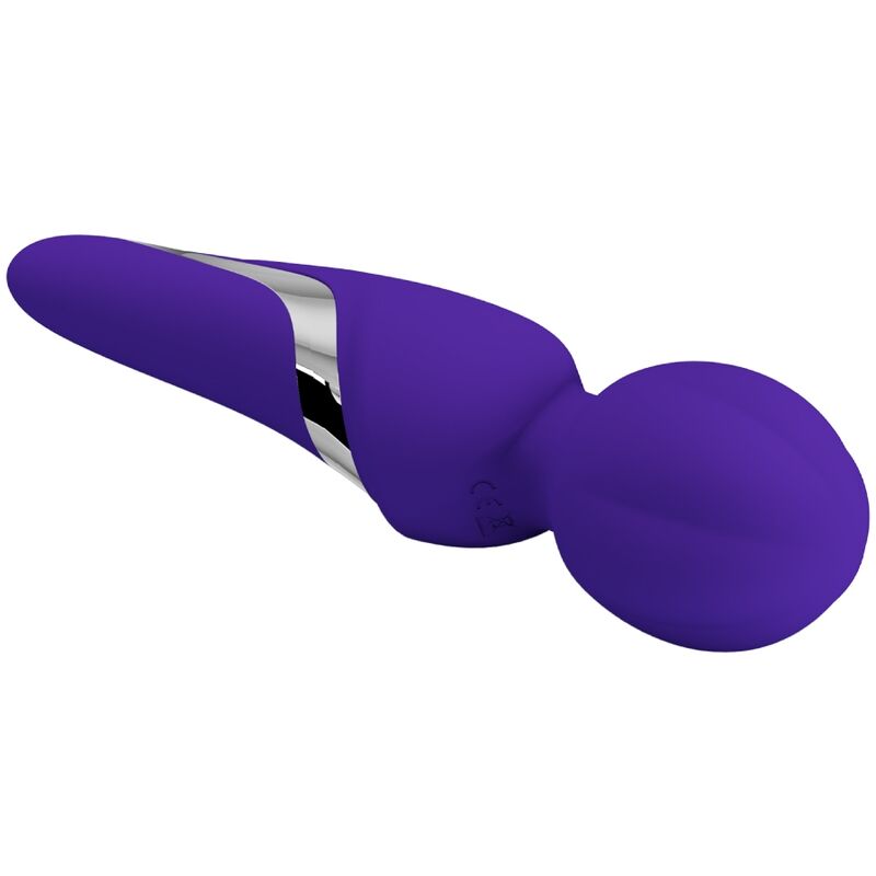 Vibromasseur Wand Walter 7 Vibrations 5 Intensités - Silicone - Pretty Love