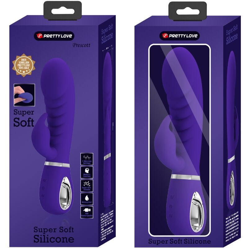 PRETTY LOVE - PRESCOTT PURPLE G-SPOT MULTIFUNKTIONSVIBRATOR