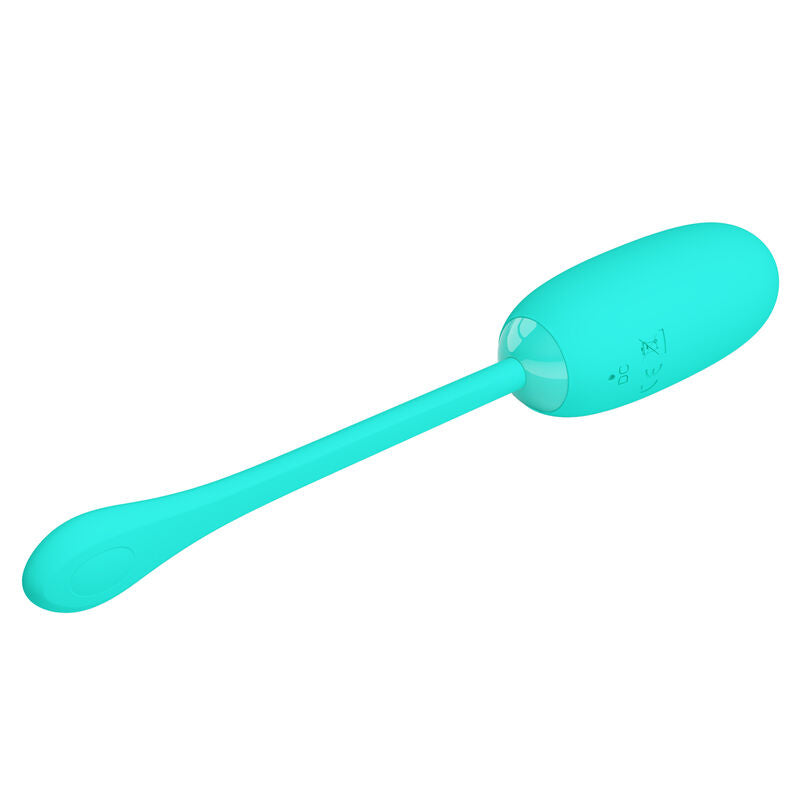 PRETTY LOVE - JULIUS VIBRATING EGG WASSERDICHT - WIEDERAUFLADBAR AQUA GREEN