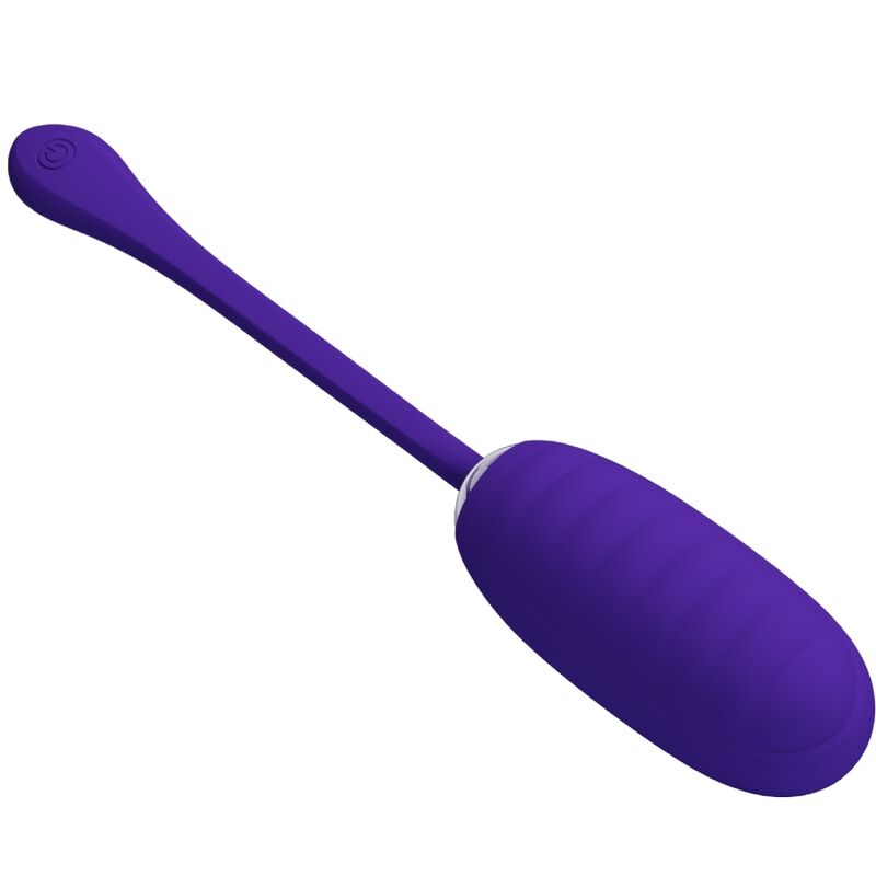 Oeuf Vibrant Rechargeable Kirk 12 Fonctions - Silicone - Pretty Love