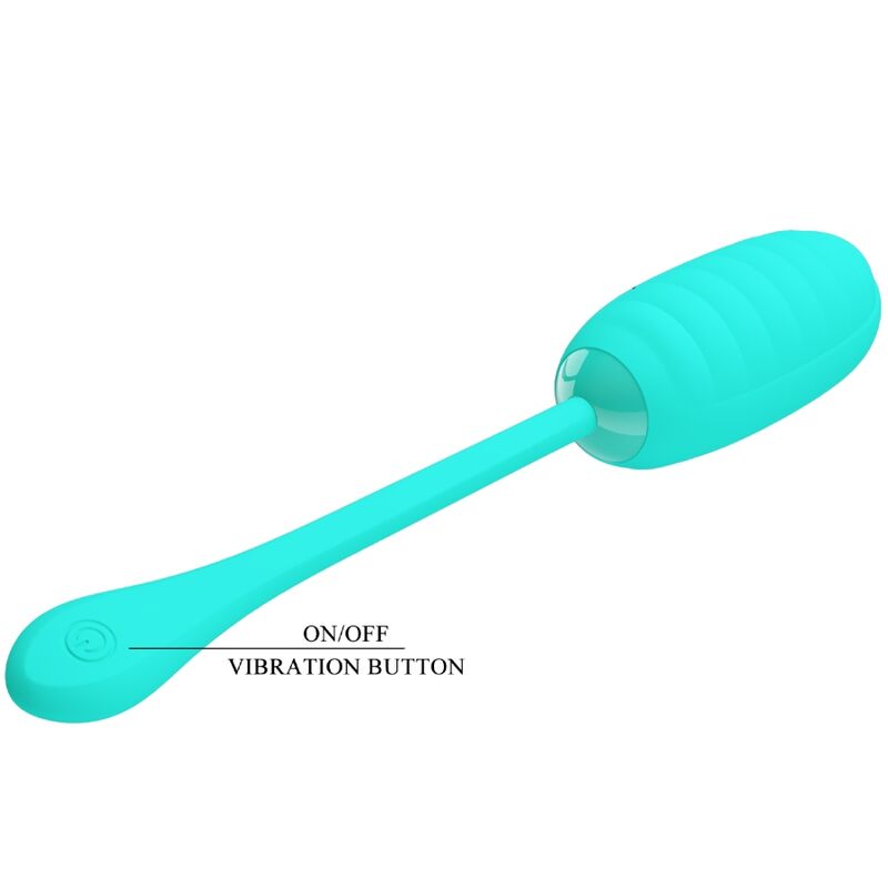 Oeuf Vibrant Rechargeable Kirk 12 Fonctions - Silicone - Pretty Love