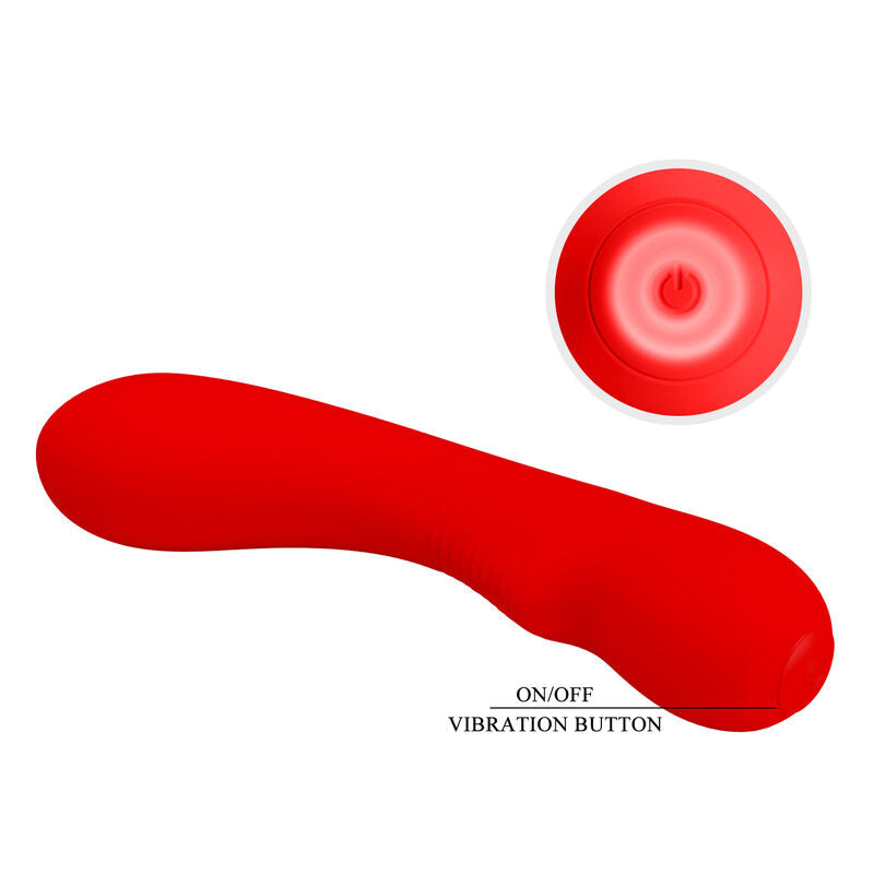 PRETTY LOVE - PRESCOTT RED WIEDERAUFLADBARER VIBRATOR