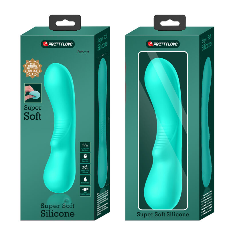 PRETTY LOVE - PRESCOTT AQUA GREEN WIEDERAUFLADBARER VIBRATOR