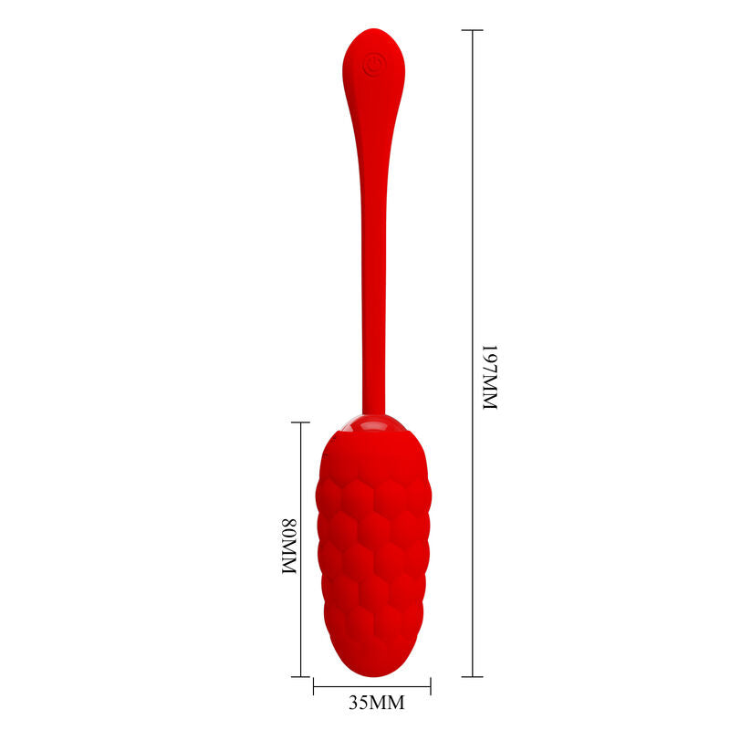 Oeuf Vibrant Texture Marine Relief Silicone - Pretty Love