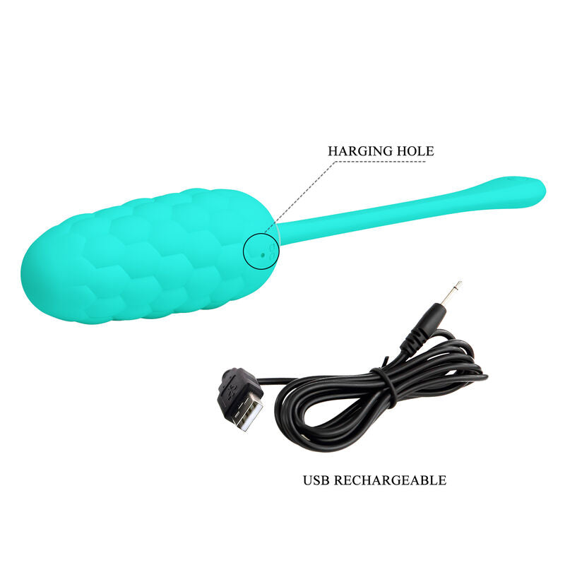 Oeuf Vibrant Texture Marine Relief Silicone - Pretty Love