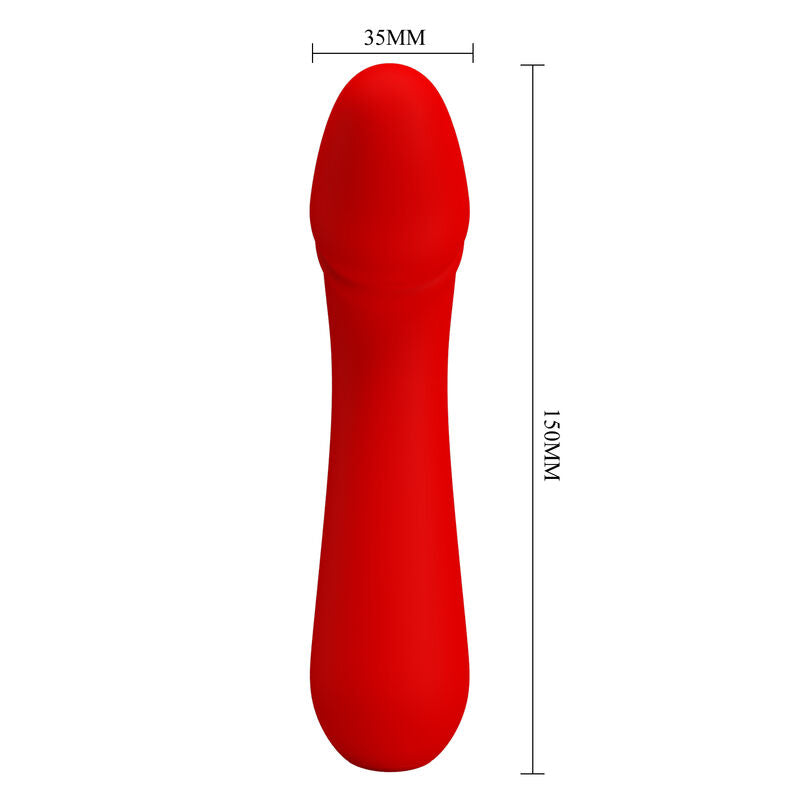 PRETTY LOVE - CETUS RED WIEDERAUFLADBARER VIBRATOR