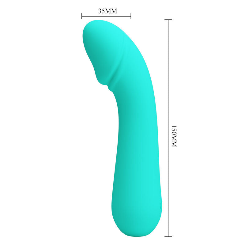 Wiederaufladbarer Vibrator Cetus, Aquagrün