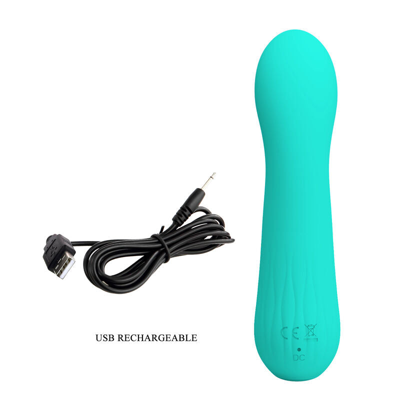 Faun wiederaufladbarer Vibrator, Aquagrün
