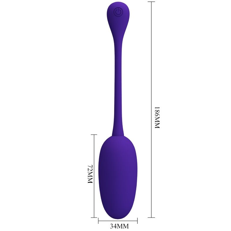 Purple Knucker Wiederaufladbares vibrierendes Ei