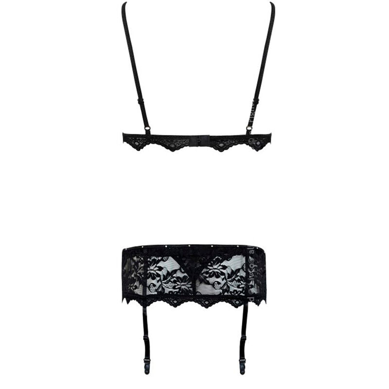 Belita lc 90231 subjekt + panty + leaguero negro s/m
