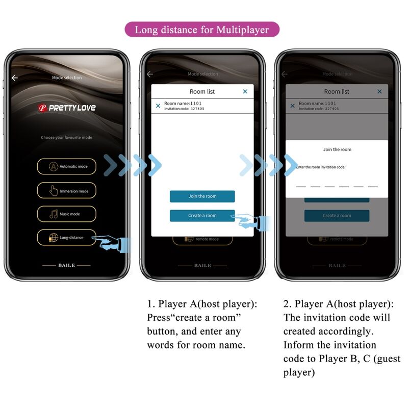 PRETTY LOVE - JAYLEEN VIBRATOR APP FERNBEDIENUNG LILA