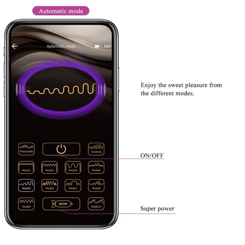 PRETTY LOVE - JAYLEEN VIBRATOR APP FERNBEDIENUNG LILA