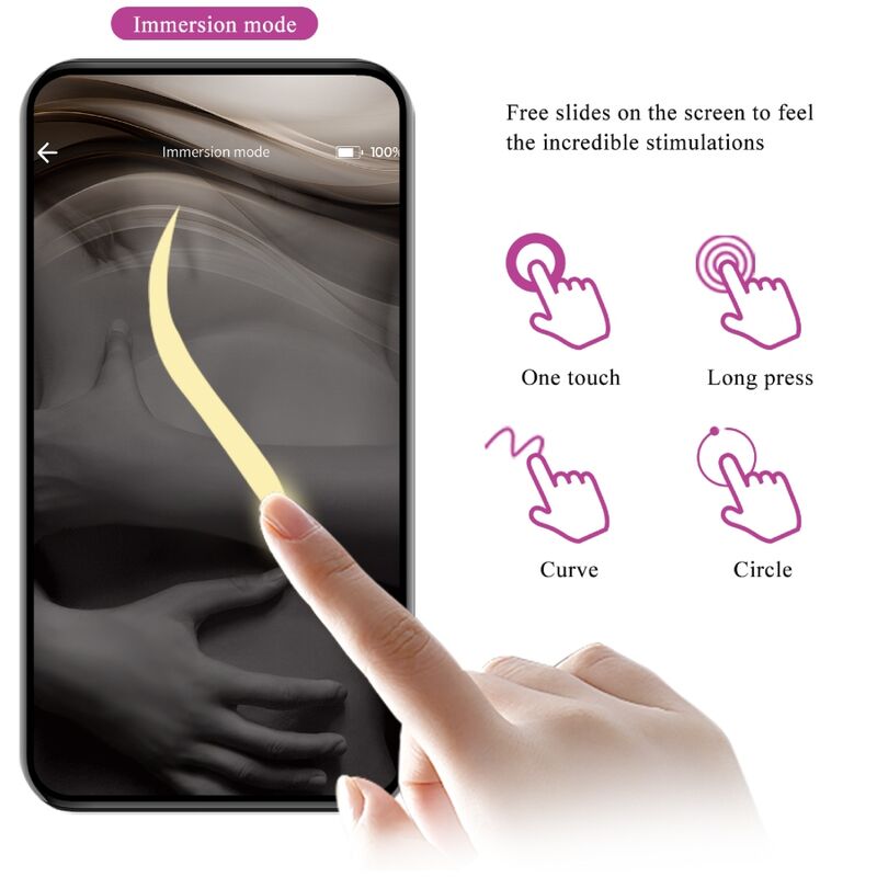Catalina Vibrator App-Fernbedienung lila