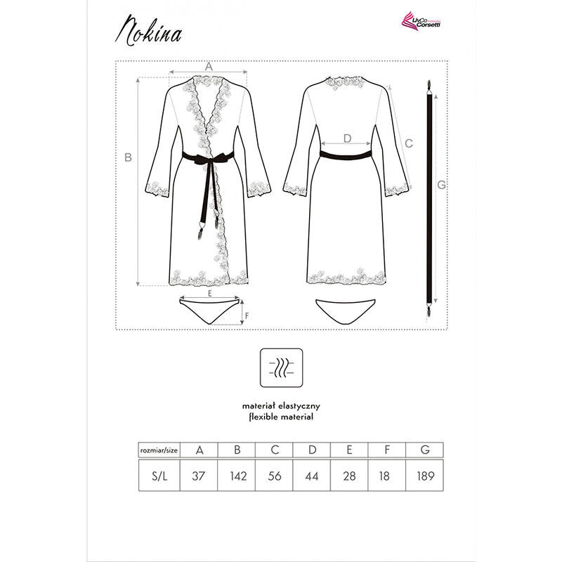 Nokia lc xg055 Kleid + schwarzes Höschen Einheitsgröße