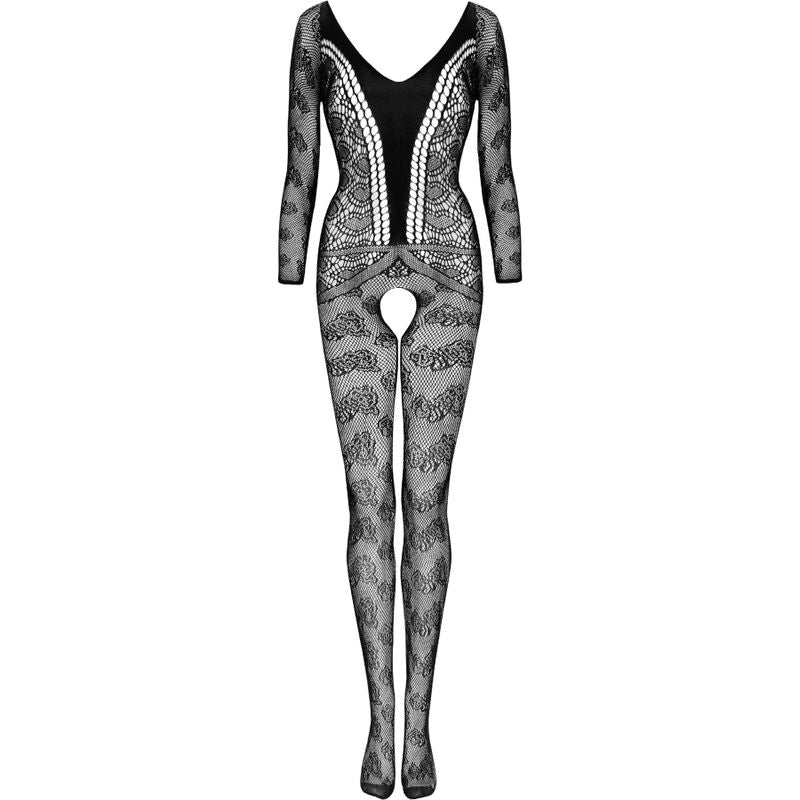LIVCO CORSETTI FASHION - CORDILL LC 17358 Bodystocking ohne Schritt, schwarz, Einheitsgröße