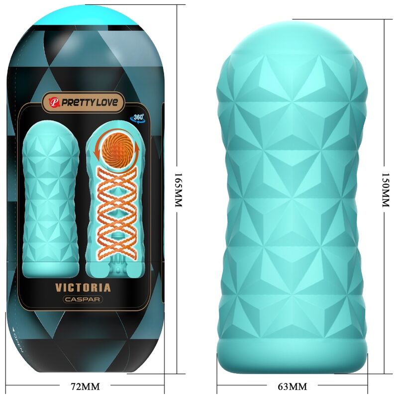 Victoria Caspar Aqua Grüner Masturbator