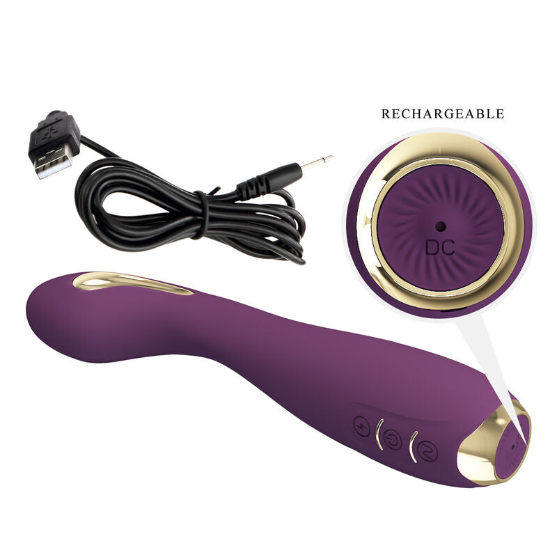 PRETTY LOVE - HECTOR ELEKTROSHOCK-VIBRATOR MIT APP-STEUERUNG, LILA