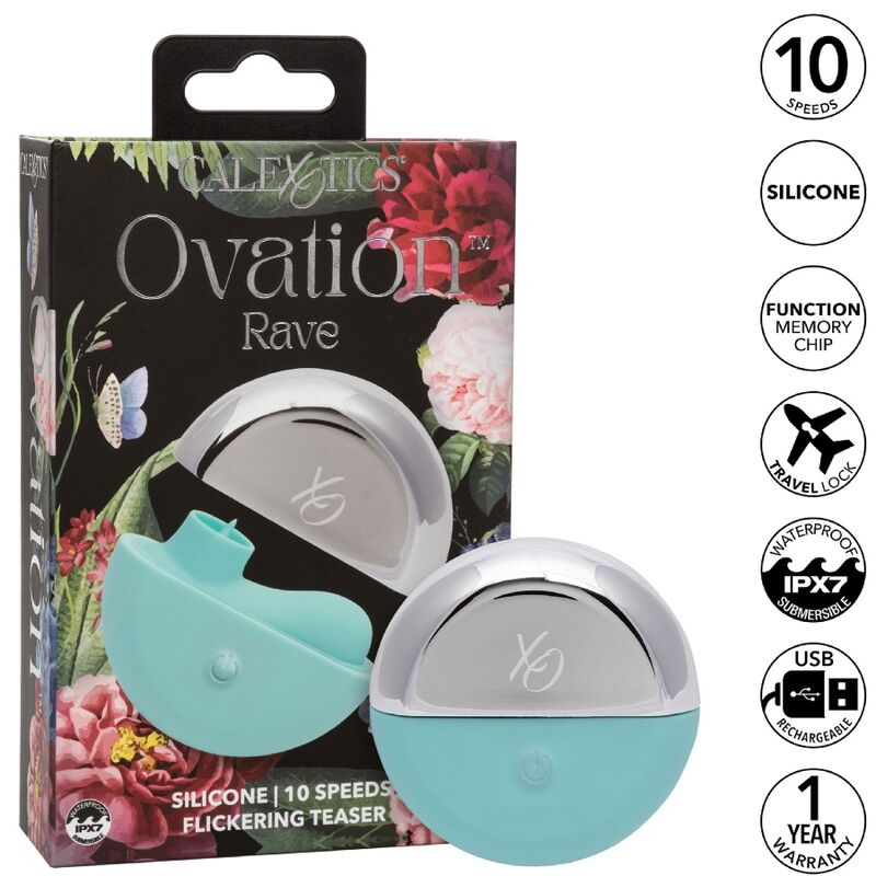 CALEXOTICS - OVATION STIMULATOR RAVE AQUA GREEN