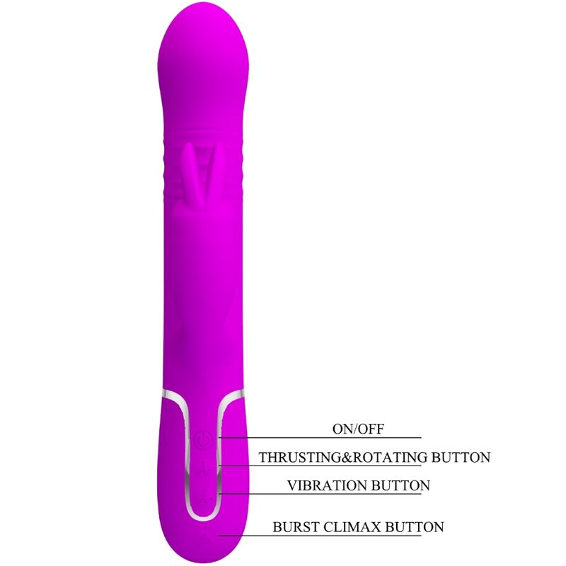 PRETTY LOVE - COALE HABBIT VIBRATOR MIT LILA PERLEN