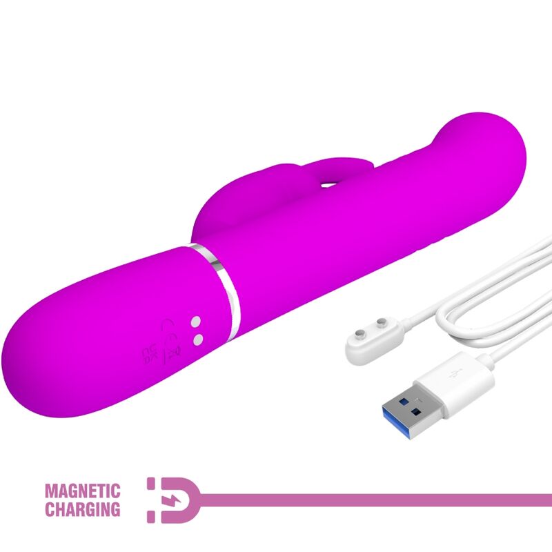 PRETTY LOVE - COALE HABBIT VIBRATOR MIT LILA PERLEN