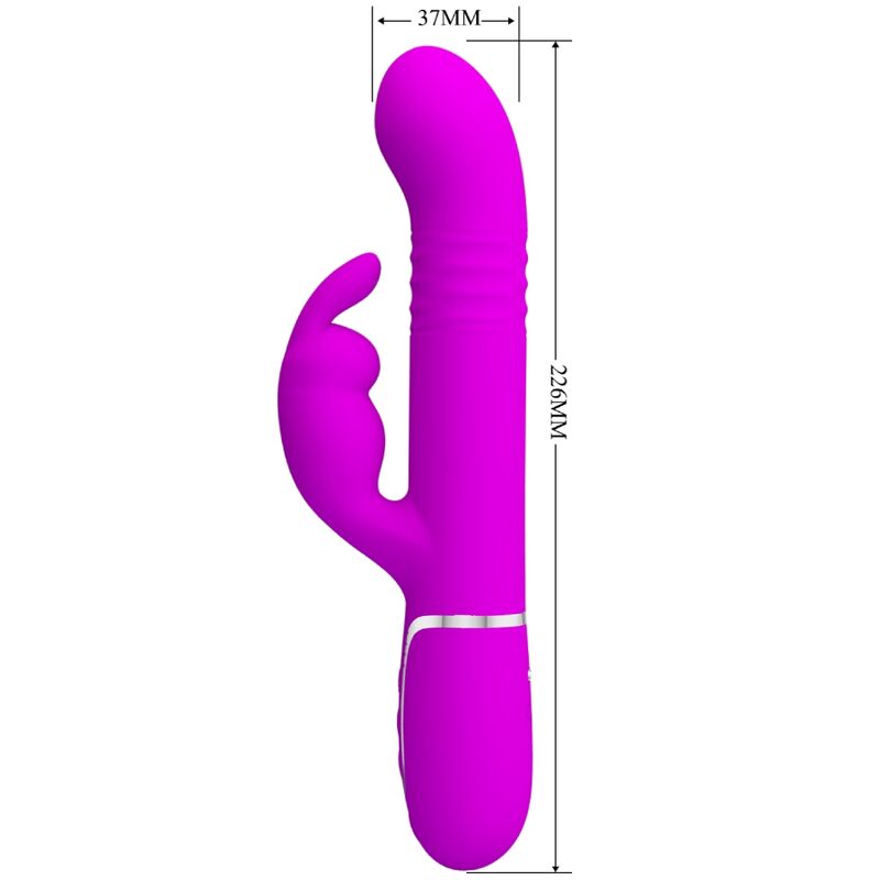 Coale Rabbit Vibrator Lila Perlen