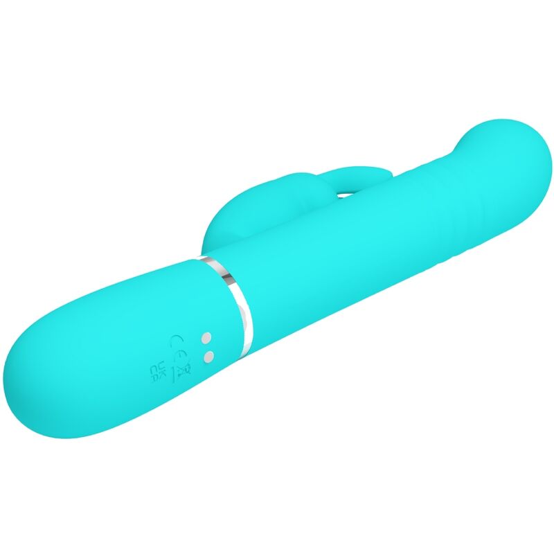 PRETTY LOVE - COALE HABBIT VIBRATOR AQUA GREEN BEADS