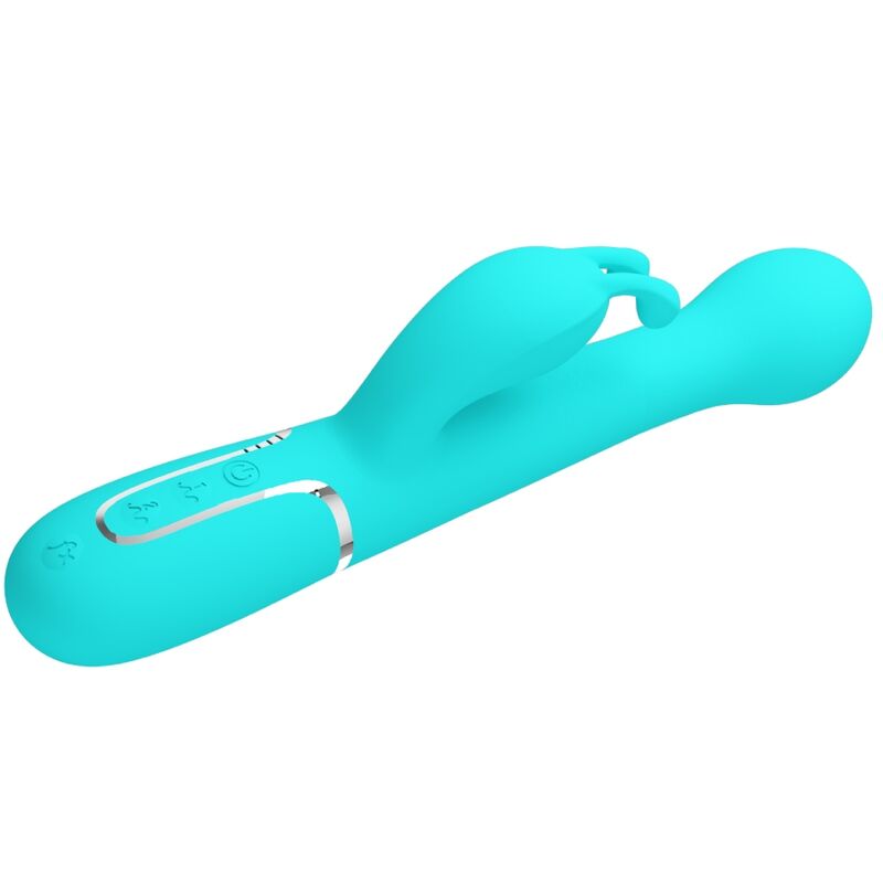 PRETTY LOVE - DEJON RABBIT 3-IN-1-MULTIFUNKTIONSVIBRATOR AQUA-GRÜN