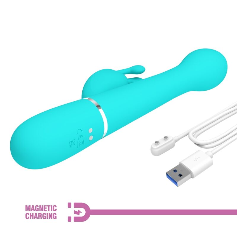 Dejon Rabbit 3-in-1 Multifunktionsvibrator Aqua Green