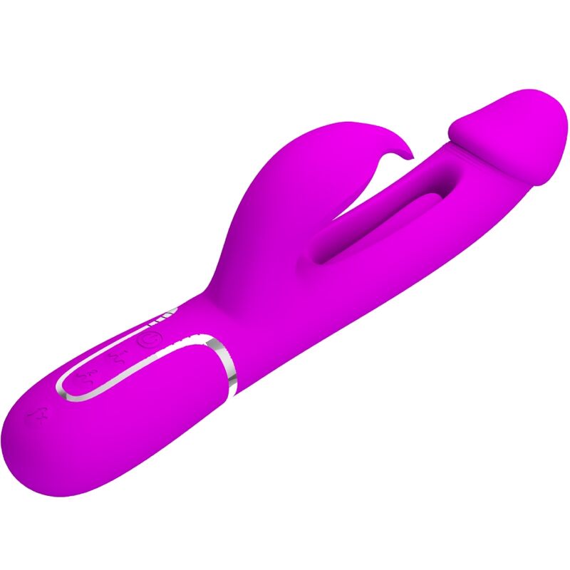 Dejon Rabbitvibrator 3 in 1 Multifunktions-Fuchsia