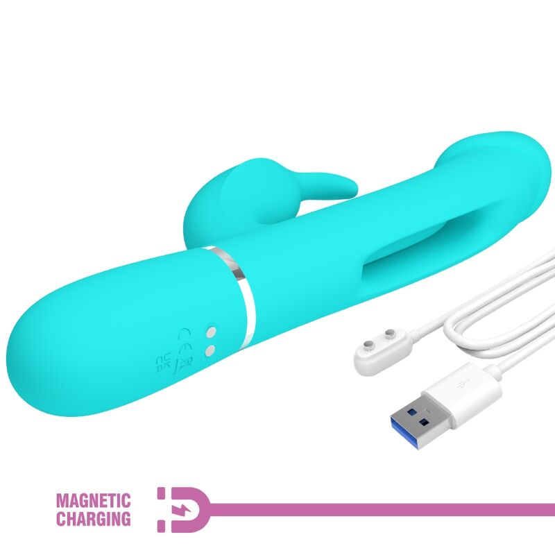 Dejon Rabbit 3-in-1 Multifunktionsvibrator Aqua Green