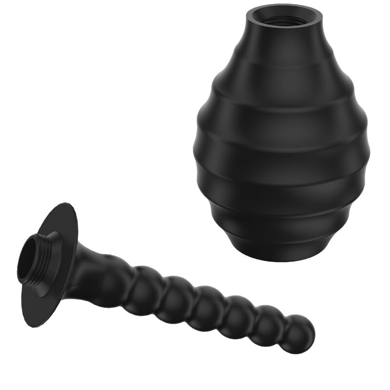 Leistungsstarker ferngesteuerter Vibrator Analplug schwarz