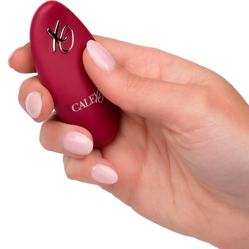 CALEXOTICS - FAHRER-MASSAGEGERÄT MIT DOPPELMOTOREN UND FERNBEDIENUNG, ROT