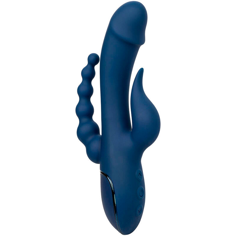 Blauer Dreifach-Orgasmus-Vibrator