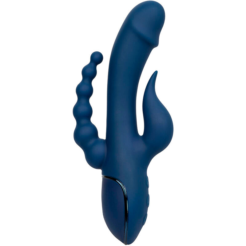 Blauer Dreifach-Orgasmus-Vibrator