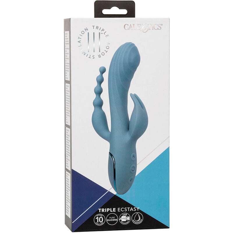 CALEXOTICS - GRAY ECSTASY DREIFACHVIBRATOR