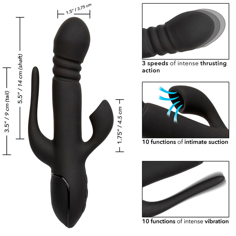 Euphoria Dreifachvibrator Schwarz