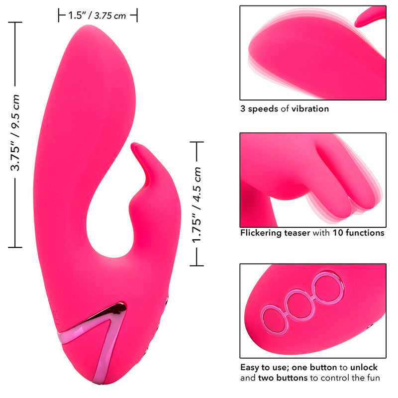CALEXOTICS - SO. CAL SUNSHINE RABBIT FUCHSIA VIBRATOR VON CALIFORNIA DREAMING