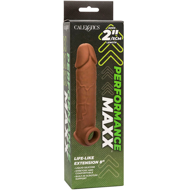 CALEXOTICS - EXTENSION PERFORMANCE MAXX LIFE-LIKE 8 SKIN BROWN